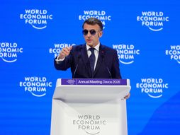 Emanuel Makron, Davos