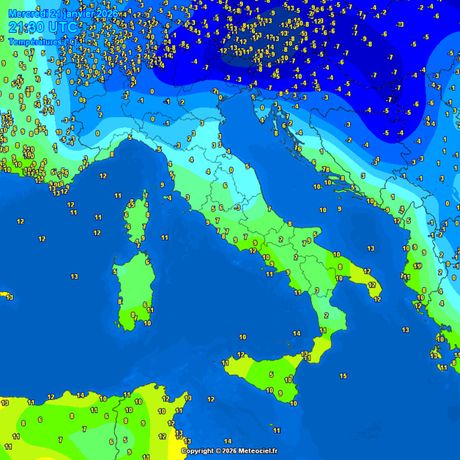 Trenutne temperature vazduha