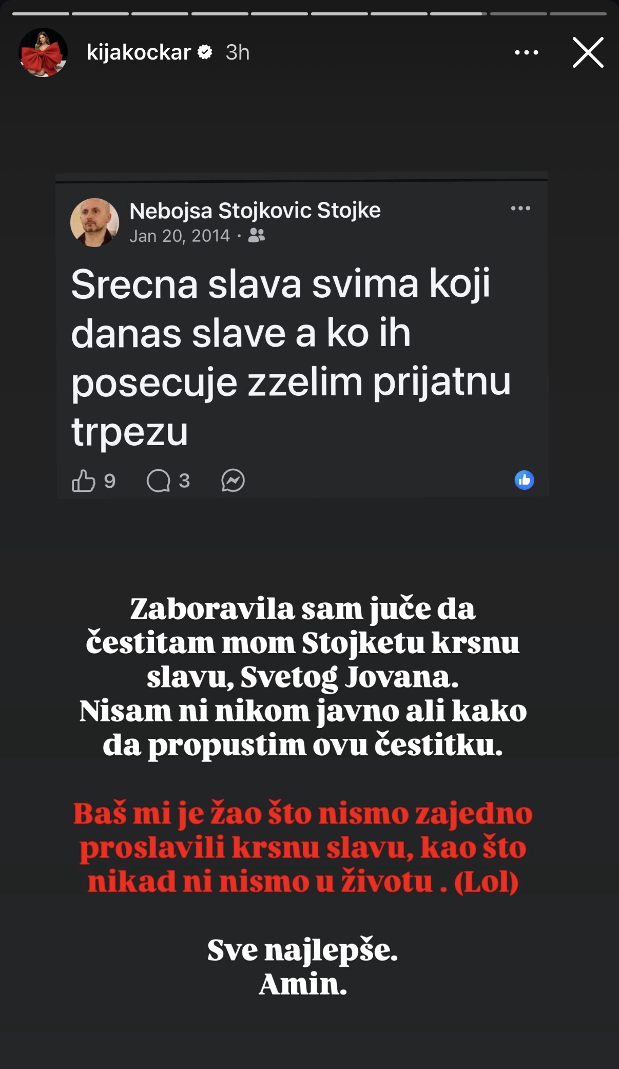 "Mom Stojketu..." Kija žestoko provocira, javno se obratila Kaćinom mužu: "Baš mi je žao što nismo zajedno"