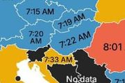Nova karta Evrope izazvala žustru raspravu: Srbija obojena crnom, a preko Hrvatske piše 7:33