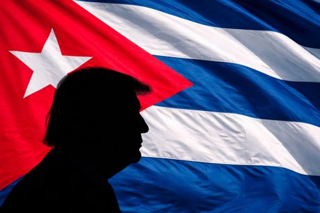 Donald Tramp Kuba zastava