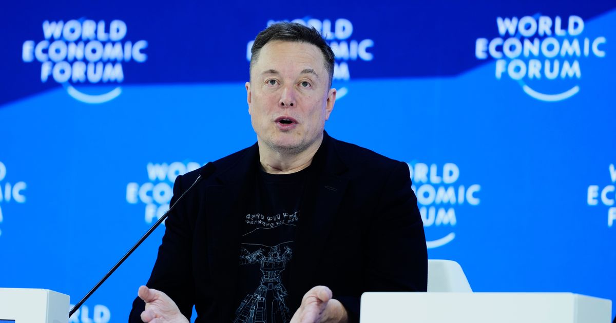 Maskov prvi govor u Davosu: "Do kraja godine Tesla počinje prodaju robotaksija u Americi i Evropi"