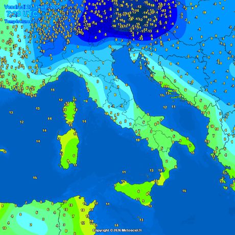 Trenutne temperature vazduha