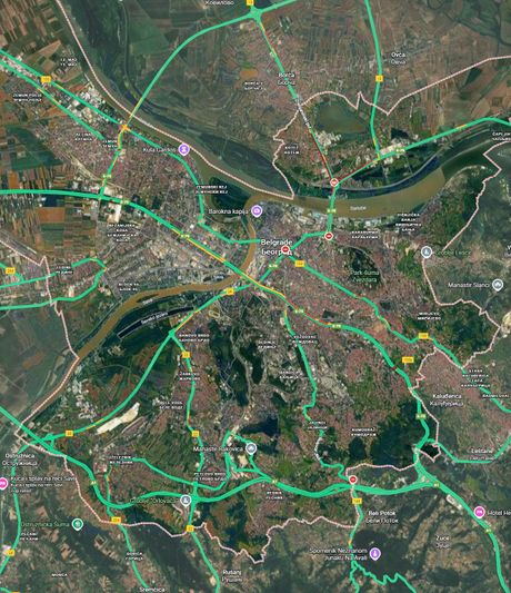 Saobraćaj 23. januar, 7h