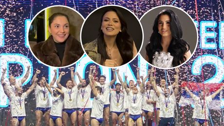 Zorana Mićanović, Nadica Ademov i Milica Pavlović vaterpolisti