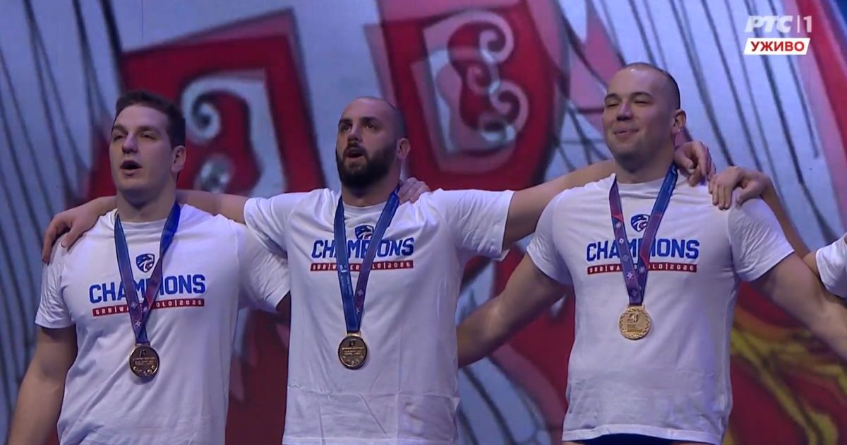 Nikad ponosnije "Bože pravde", pogledajte kako je srpska himna zagrmela u Areni, emocija i slavlje na EP!