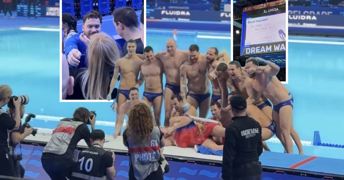 Rasplakaće vas poruke koje je žena zlatnog vaterpoliste Vica objavila iz Arene: "Šta je tvoj san?"