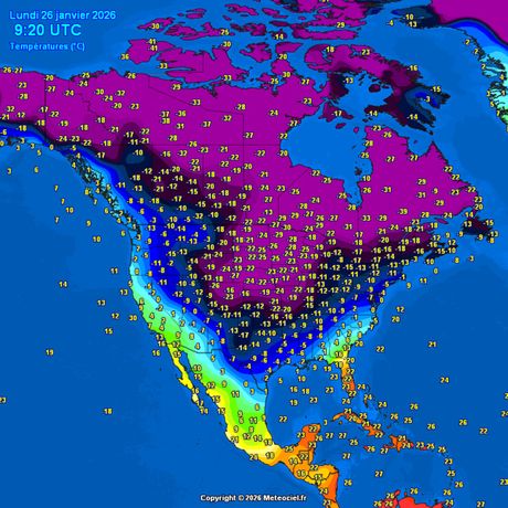 Trenutne temperature vazduha