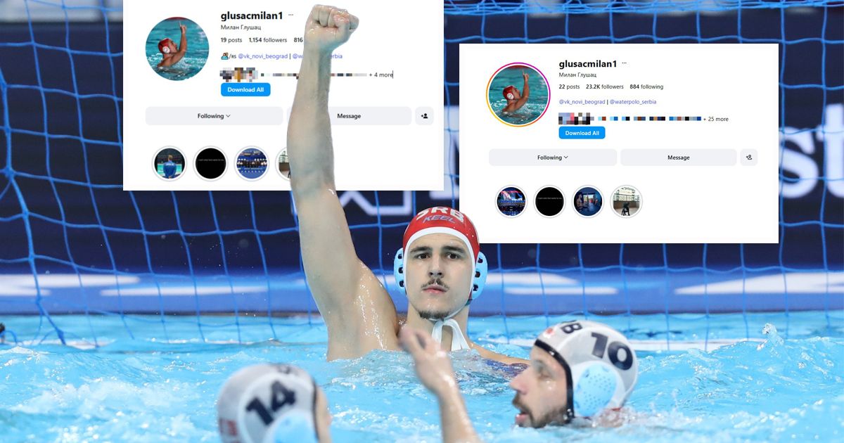 Nećete verovati koliko ljudi je pratilo Milana Glušca pre Evropskog prvenstva, a koliko ga prati sad