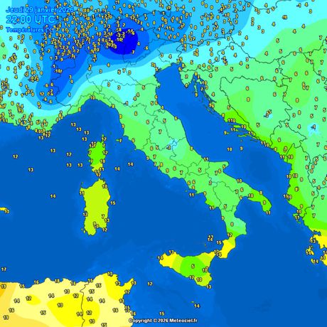 Trenutne temperature vazduha