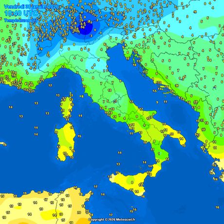 Trenutne temperature vazduha