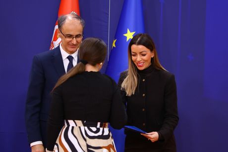 Dr Đuro Macut i Adriana Mesarović