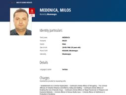 Crvena Interpolova poternica, Miloš Medenica