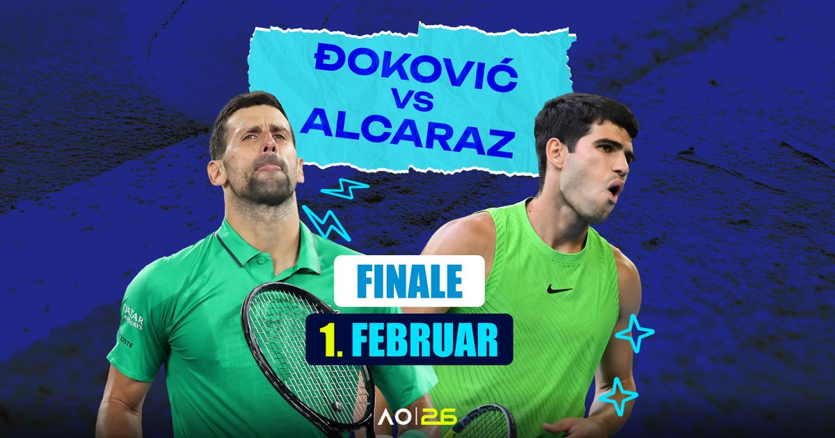 Uživo Novak Đoković – Karlos Alkaraz: Finale Australijan opena, prenos