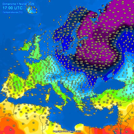 Trenutne temperature vazduha