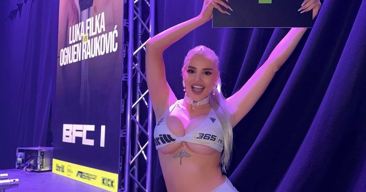 Svi gledaju u bivšu miss Balkana na tučama Bake Praseta: Grudi ispale iz topa, a šorc na pola zadnjice