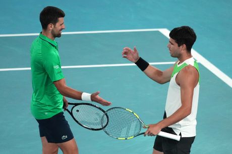 Karlos Alkaraz i Novak Đoković