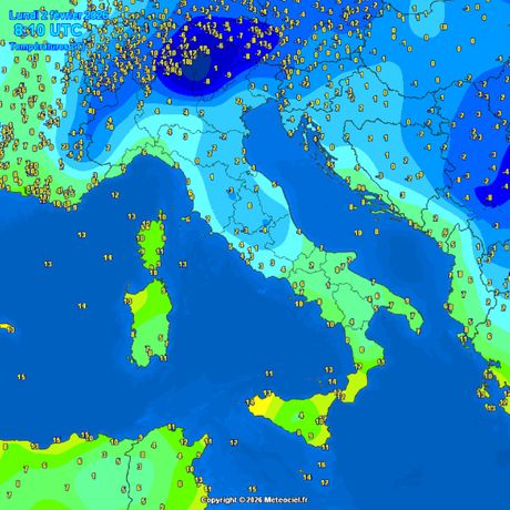 Trenutne temperature vazduha