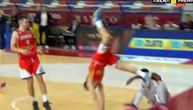 UZNEMIRUJUĆE: Ovako jeziv pad dugo nije viđen na terenima u Srbiji, košarkaš Borca udario glavom o parket