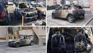 GORE AUTOMOBILI PO BEOGRADU! Od Čukarice do Zemuna uništeno 10 vozila i fasada: Ovo je snimak jednog paljenja