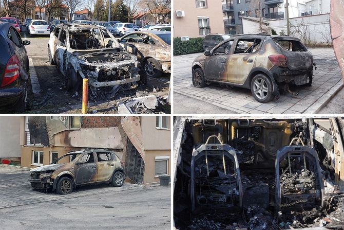 Zapaljeni automobili