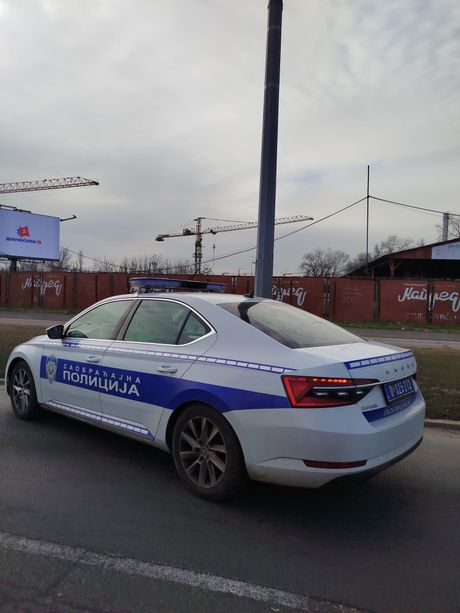 Lančani sudar Novi Beograd