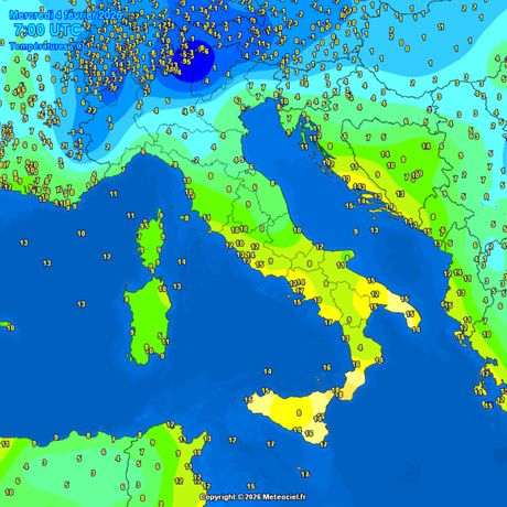 Trenutne temperature vazduha