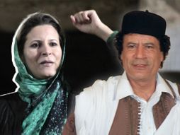 Ajša Gadafi i Muamer el Gadafi