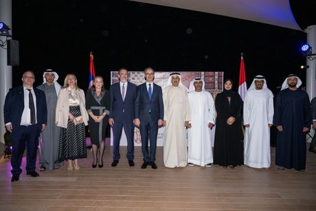 Abu Dabi, svečani prijem, Đuro Macut