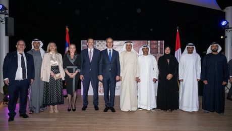 Abu Dabi, svečani prijem, Đuro Macut