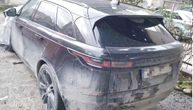 Ovako izgleda zapaljeni "rendž rover" sveštenika Backovića, uhapšen Beranac