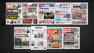 NASLOVNE STRANE SUTRAŠNJIH NOVINA: Prelistavanje štampe za subotu, 7. februar 2026. godine