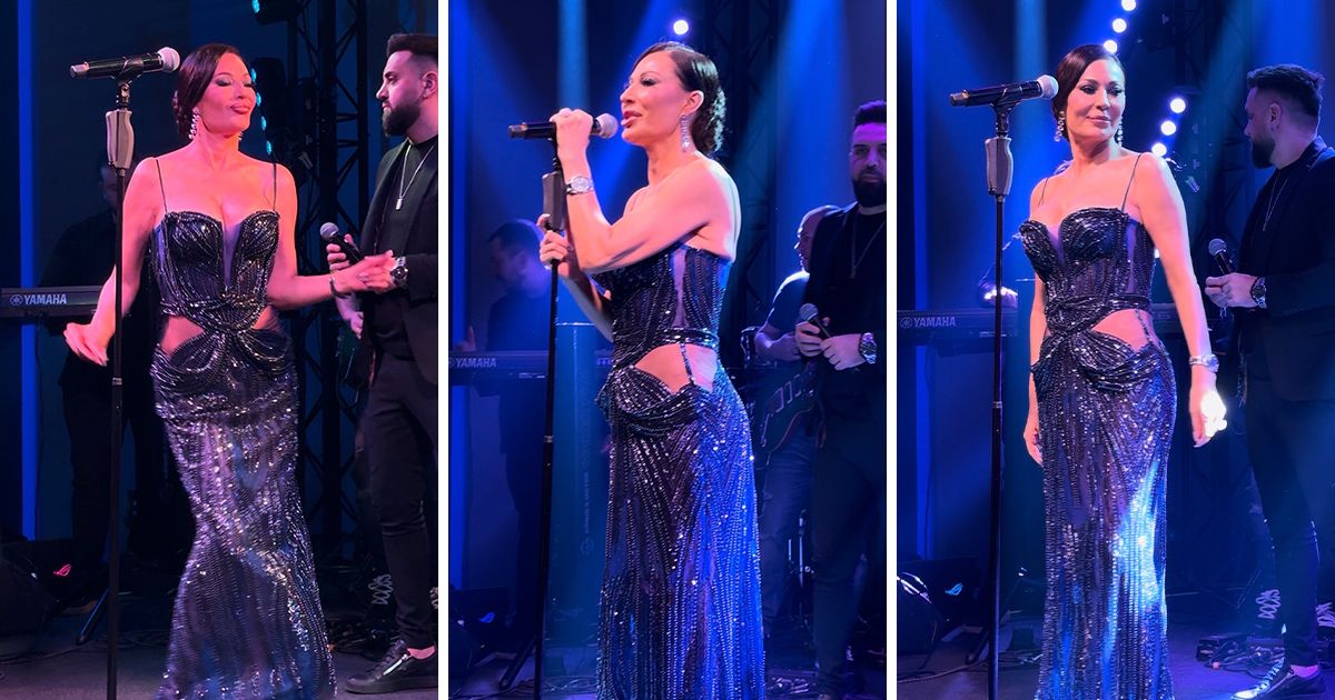 Scathing neckline, with slits on the hips: Ceca 'ignited' the hotel on Jahorina for the second night: 'I came to...'