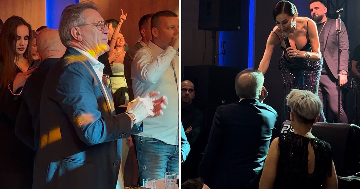 The Legendary Croatian's Hit Dancing at Ceca's Concert: Zdravko Mamić Approached Her, Kissed Her Hand, She Addressed Him