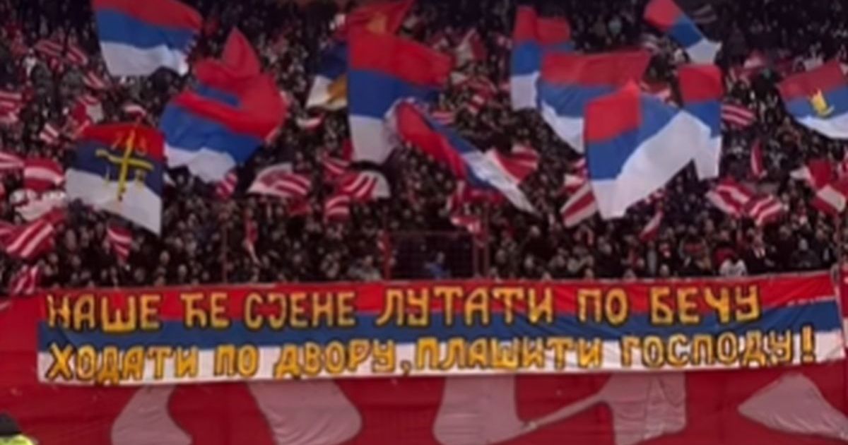 Delije sent a message to Torcida and Tornado after an attempted ambush in Vienna: "Bars, axes and chains, here they come..."