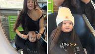 Frizerski eksperiment sa bebom koji niko nije očekivao: Mama joj nadogradila 56 cm kose, sve pratili milioni