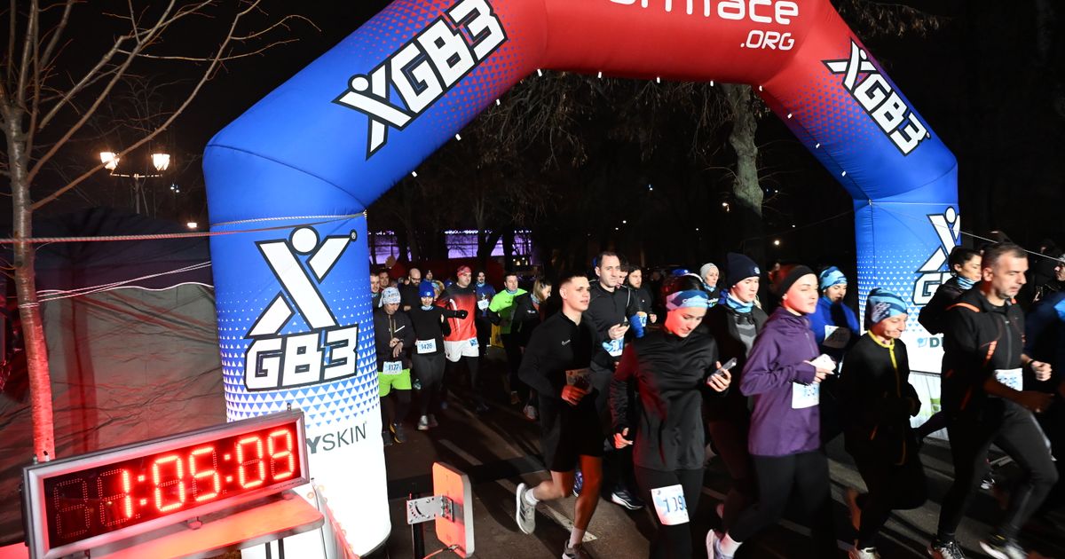 Aleksandar Hutorskoj and Milica Velanac Winners of the Winter Night Half Marathon