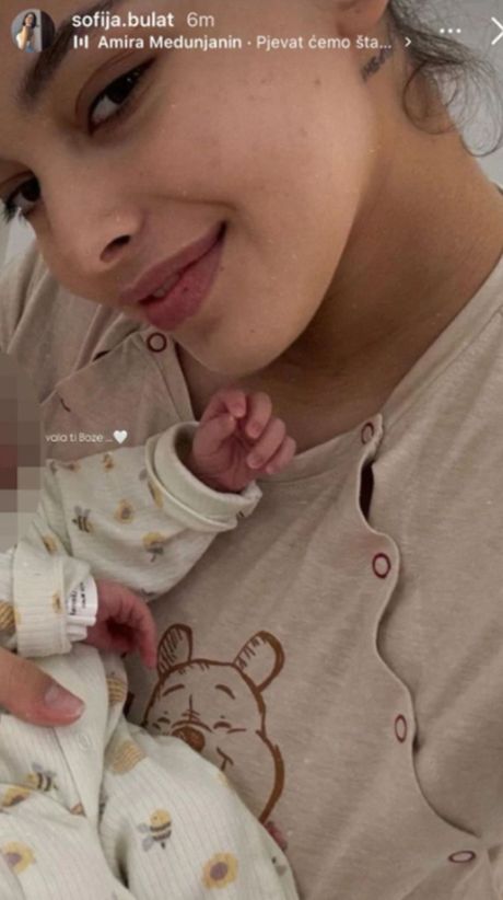 Sofija Bulat sa bebom