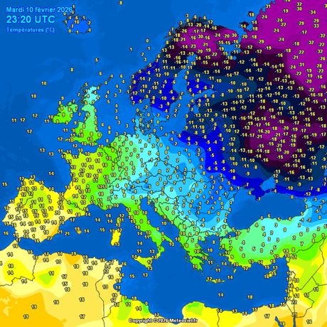 Trenutne temperature vazduha