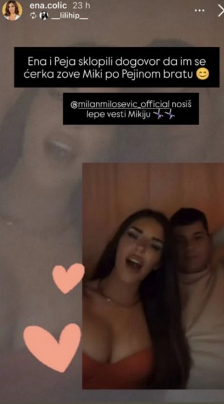 Ena Čolić i Jovan Pejić Peja