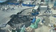 SNIMAK KATASTROFE Ovako se džinovska rupa otvorila i progutala čitavu raskrnicu u Šangaju