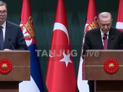 Vučić i Erdogan nakon sastanka u Ankari, obraćanje