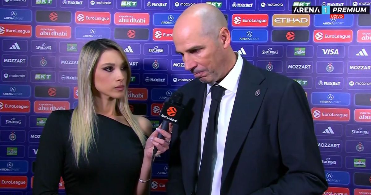 Penjaroja's first words after Partizan's defeat by Real: "This decided the match, I have to look at it again"