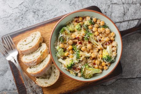 zapečene, kremaste leblebije