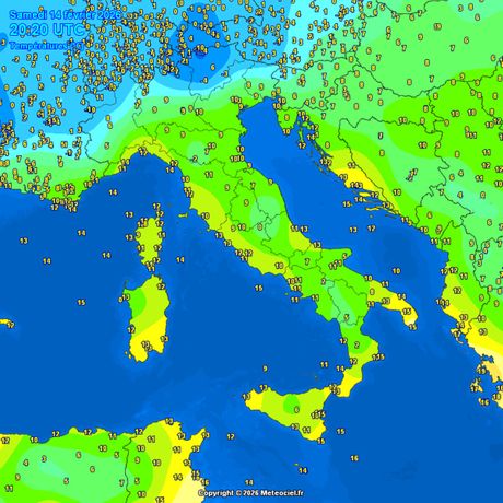 Trenutne temperature vazduha