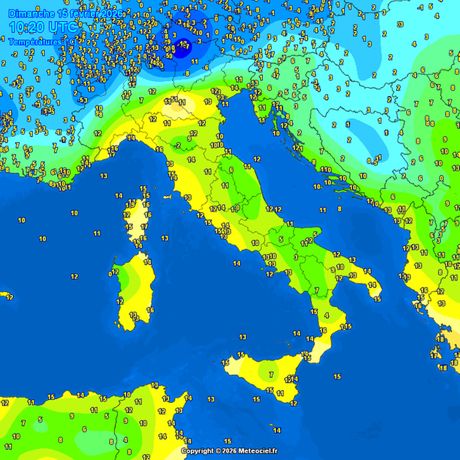 Trenutne temperature vazduha