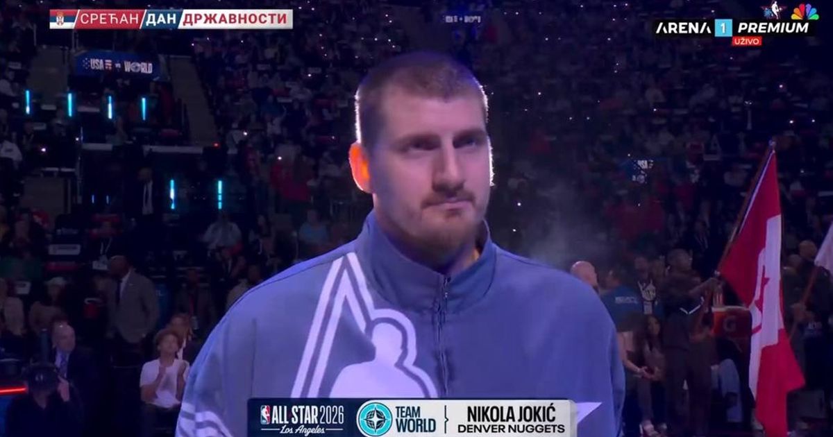 Nikola Jokic Presented at All-Star, and on the Big Screen, Serbia Together with Kosovo and Metohija!
