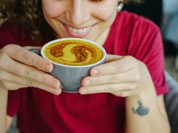 kurkuma, voda, napitak, žena, devojka