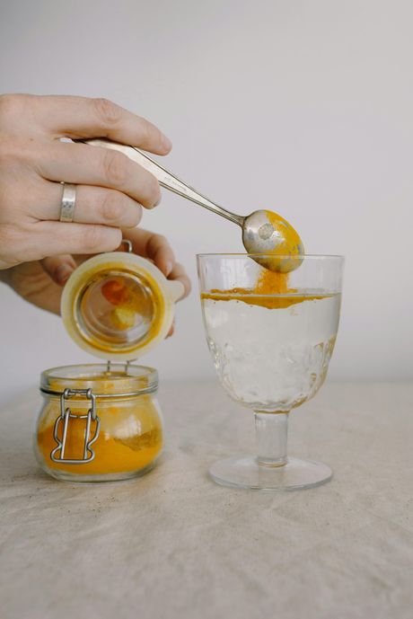 kurkuma, voda, napitak