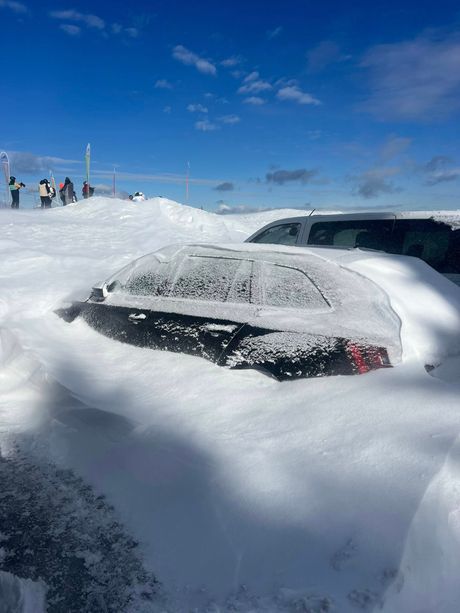 Slovenija Rogla sneg